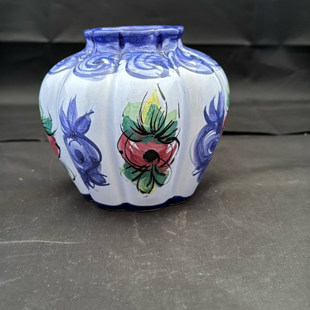 Hand painted Vestal vase